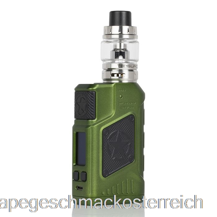 TeslaCigs P226 220W TC Starter Kit Grüner Vape-Geschmack